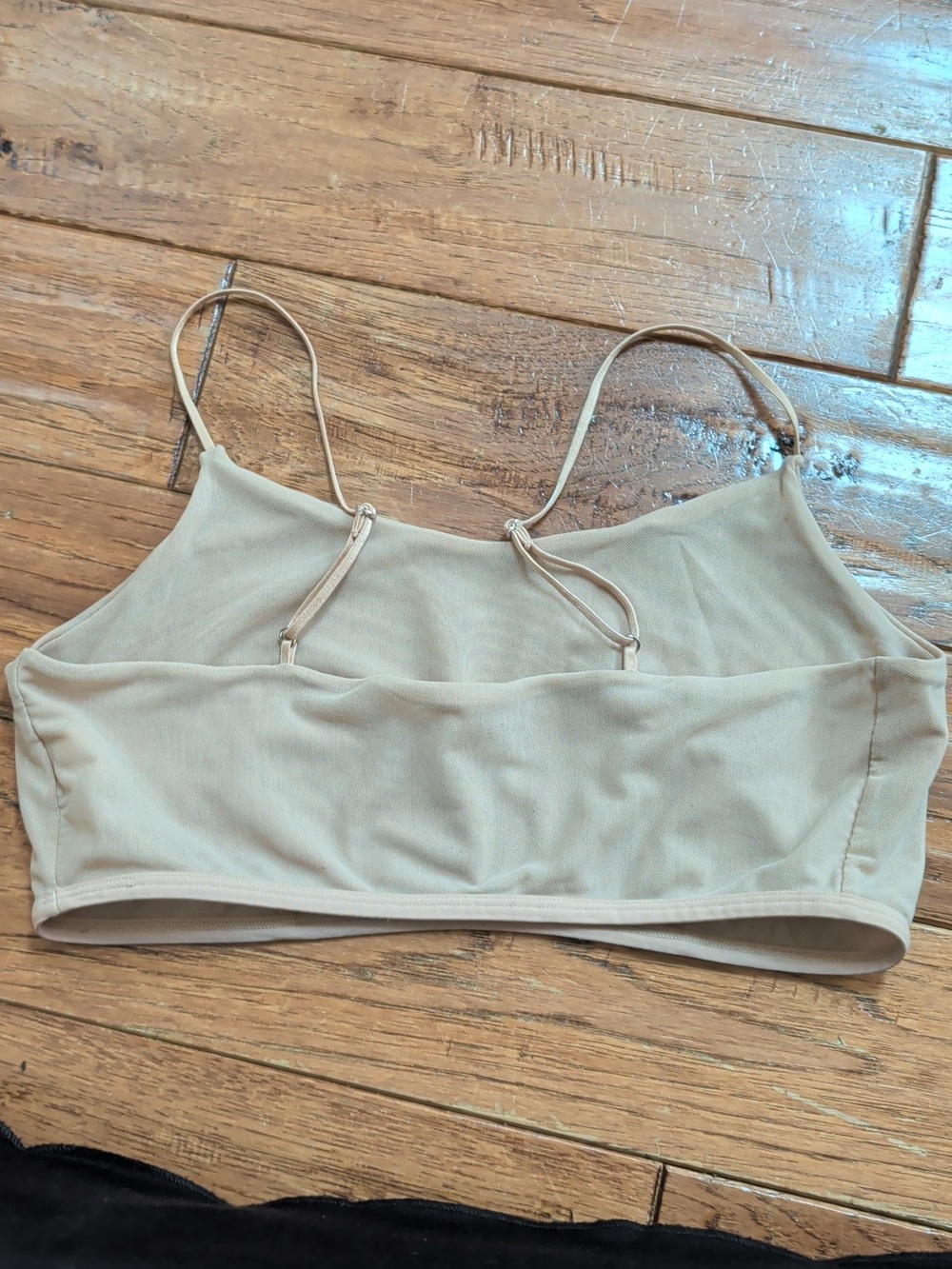 ALO Yoga Airmesh Venus Nude-Beige Mesh Bralette - Picture 3 of 7